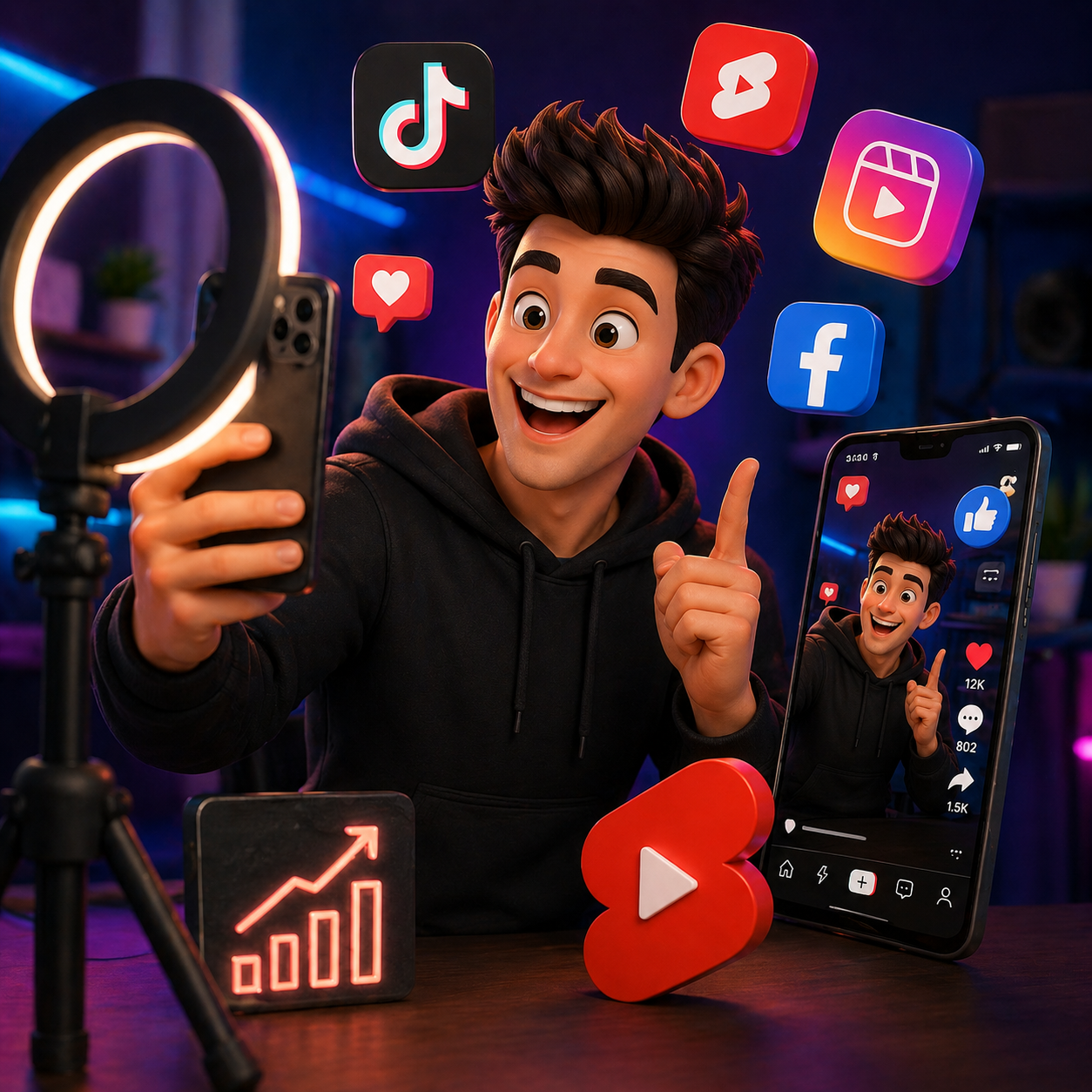 Social Media Viral Content